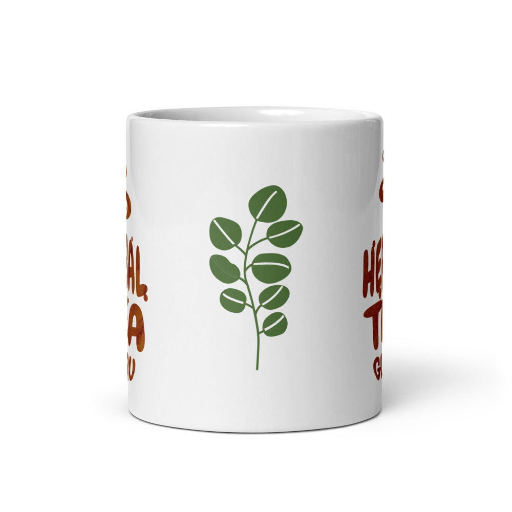 Herbal Tea Guru 11 oz Mug - White Color - https://ascensionemporium.net